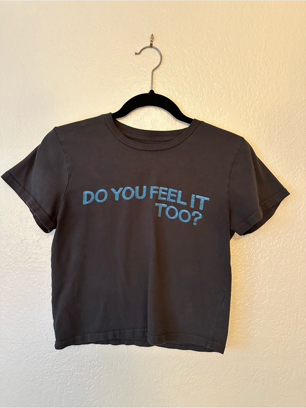 Billie Eilish Do You Feel It Too? Cropped Tee 100% Cotton